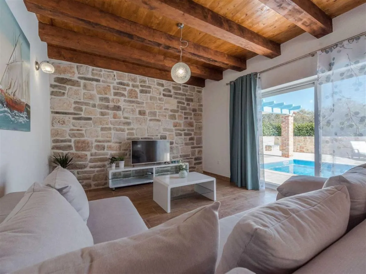 Stone Villa Gelosia Rustica With Pool Sukošan 0*,